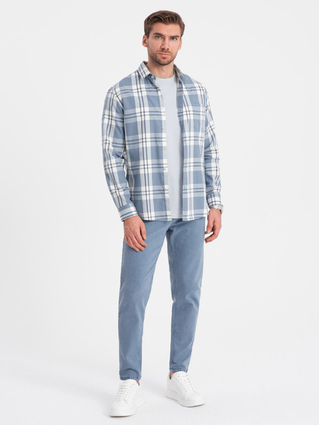 Ombre Clothing Blugi bărbați albastru Ombre Clothing P1058