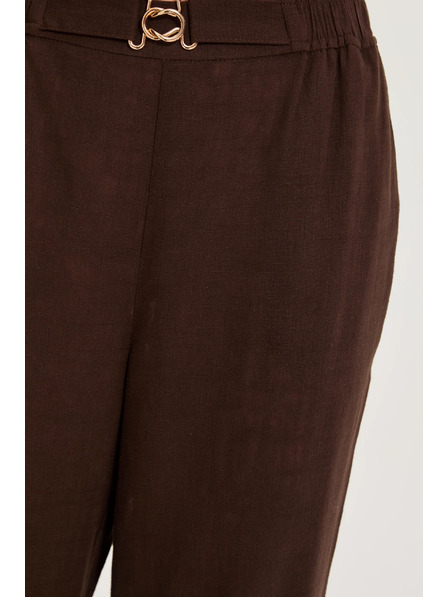 Moodo Pantaloni cu amestec de in maro Moodo