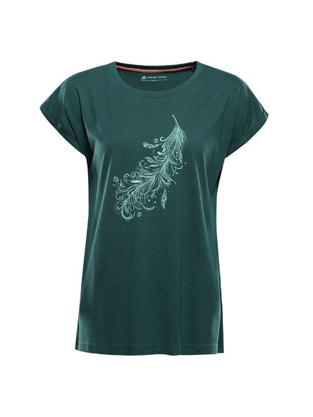 ALPINE PRO Tricou pentru femei din material neinfroșabil ALPINE PRO OMBA 2 jasper varianta pc