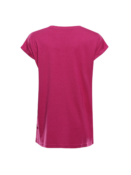 ALPINE PRO Tricou pentru femei din material neinfroșabil ALPINE PRO OMBA 2 fuchsia red varianta pb