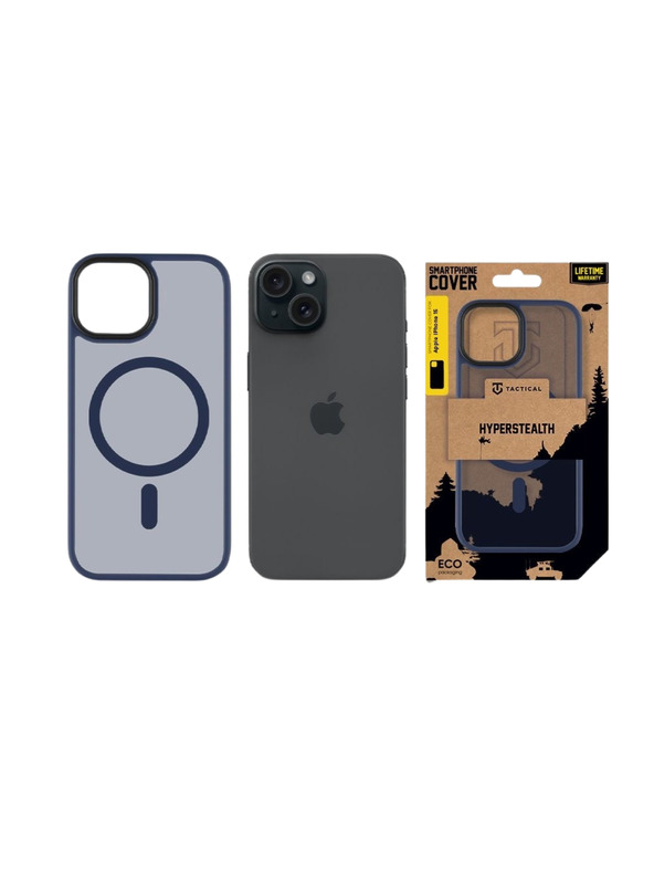 Tactical Tactical MagForce Hyperstealth Carcasă pentru Apple iPhone 15 Deep Blue