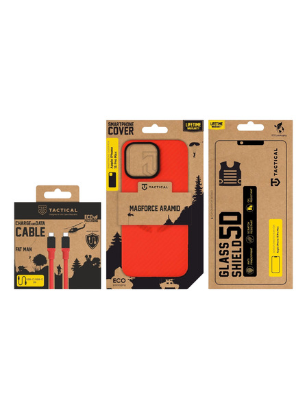 Tactical Tactical Red Limited Edition Combo pentru Apple iPhone 15 Pro Max
