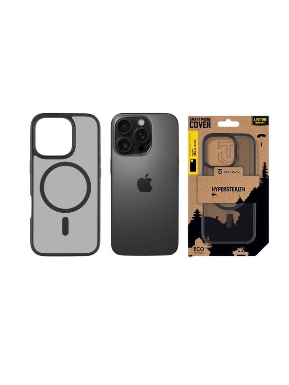 Tactical Tactical MagForce Hyperstealth Carcasă pentru Apple iPhone 16 Pro Asphalt