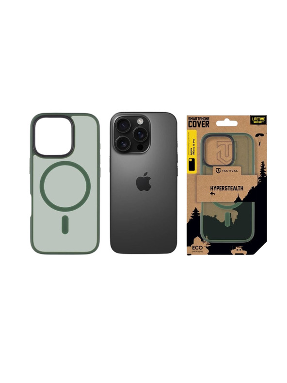 Tactical Tactical MagForce Hyperstealth Husă pentru Apple iPhone 16 Pro Forest Green