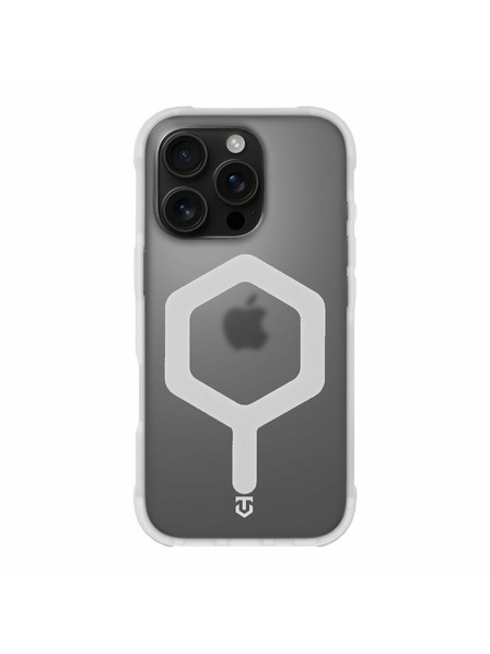 Tactical Tactical MagForce Hexagon Husă pentru Apple iPhone 16 Pro T-White