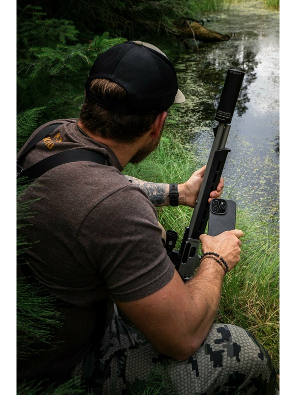 Tactical Tactical MagForce Beaver Husă pentru Apple iPhone 16 Pro Max Asphalt
