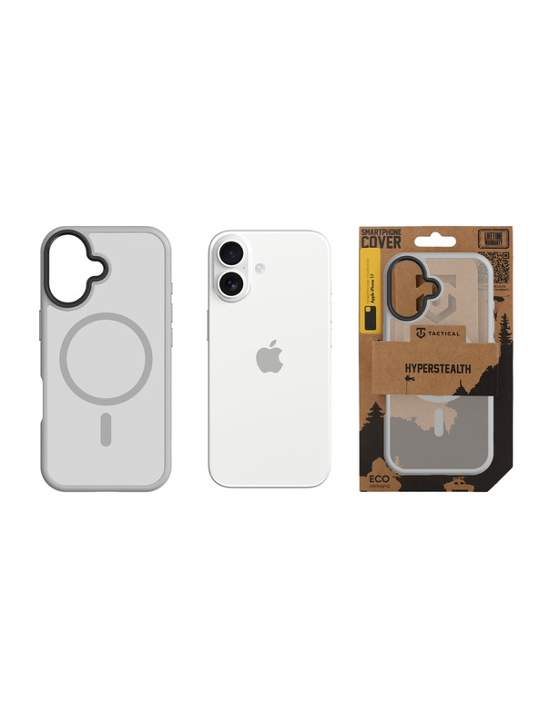 Tactical Tactical MagForce Hyperstealth Carcasă pentru Apple iPhone 17 Light Grey