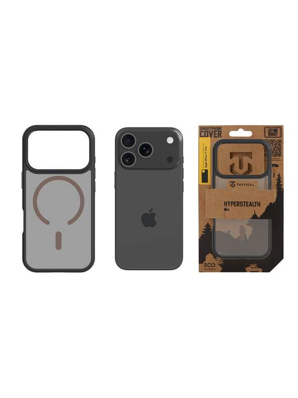 Tactical Tactical MagForce Hyperstealth 2.0 Carcasă pentru Apple iPhone 17 Pro Black/Moucha Moose