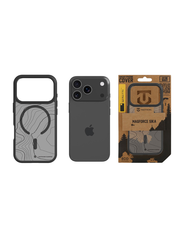 Tactical Tactical MagForce Hyperstealth Sika Carcasă pentru Apple iPhone 17 Pro Asphalt