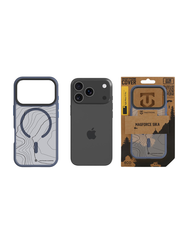 Tactical Tactical MagForce Hyperstealth Sika Husă pentru Apple iPhone 17 Pro Deep Blue