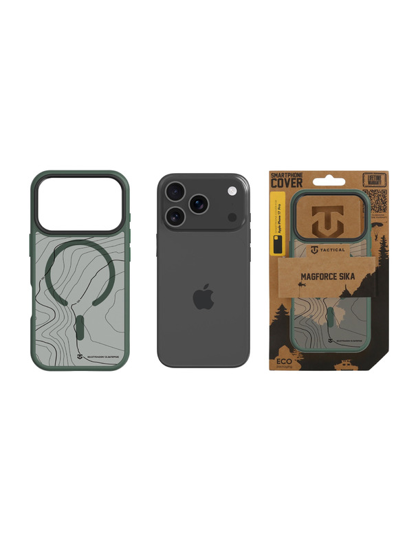 Tactical Tactical MagForce Hyperstealth Sika Carcasă pentru Apple iPhone 17 Pro/iPhone 18 Pro Forest Green