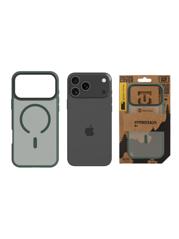 Tactical Tactical MagForce Hyperstealth Husă pentru Apple iPhone 17 Pro Max Forest Green