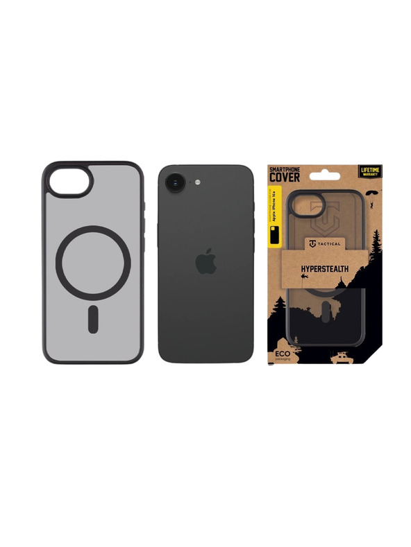 Tactical Tactical MagForce Hyperstealth Carcasă pentru Apple iPhone 16e/17e Asphalt