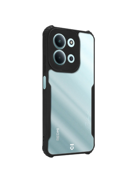 Tactical Tactical Quantum Stealth Carcasă pentru Xiaomi Redmi 15C 4G/5G Clear/Black