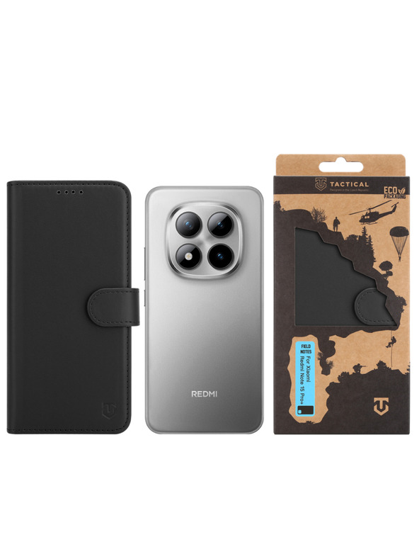 Tactical Tactical Field Notes pentru Xiaomi Redmi Note 15 Pro+ 5G/Poco M8 Pro Black