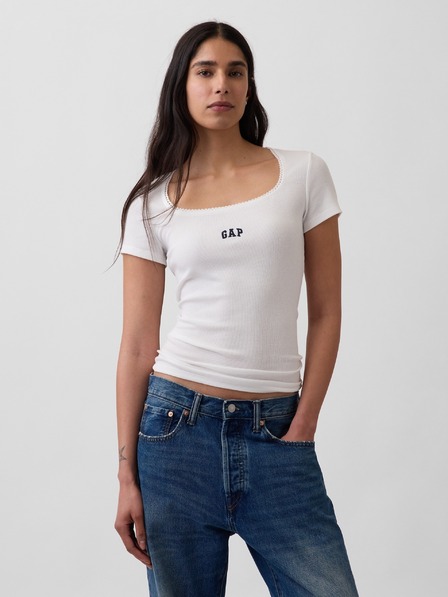 GAP Tricou Rib Logo GAP
