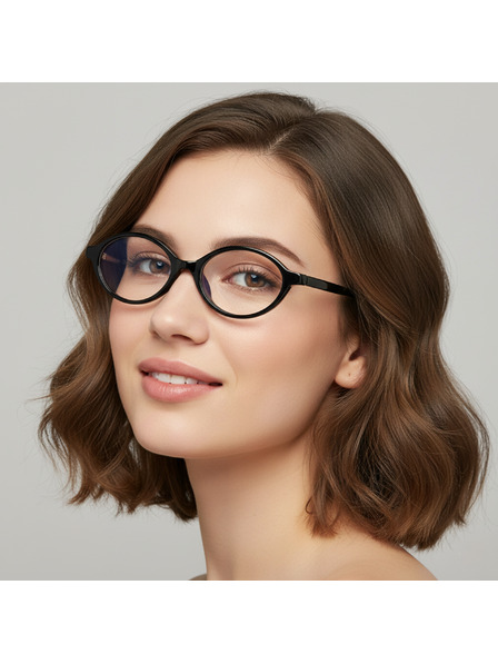 VEYREY VeyRey ochelari de soare lentile Ansled rama neagra rama cristal