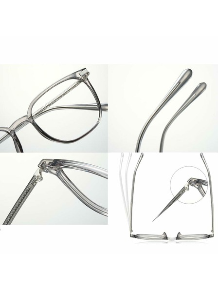 VEYREY VeyRey ochelari de soare nerd Oocu rama roz rama cristal