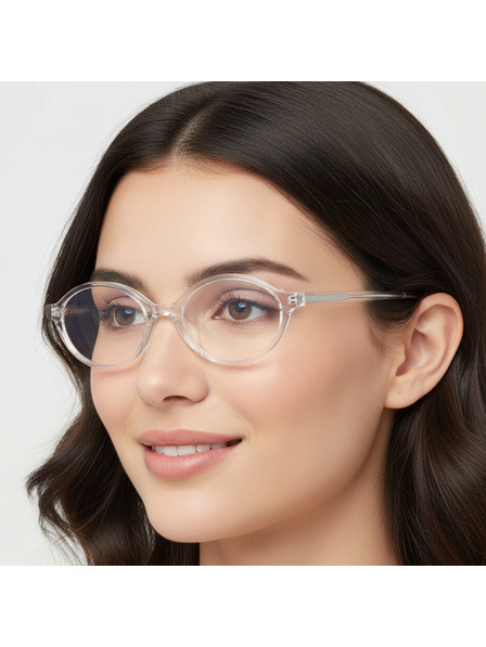 VEYREY VeyRey ochelari de soare lentile Comopoke rama transparenta rama cristal