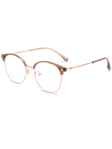 VEYREY VeyRey ochelari de soare nerd Shaoil rama aurie rama cristal