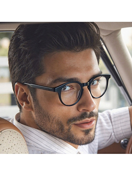 VEYREY VeyRey ochelari de soare nerd acetati Phuffy rama neagra rama cristal