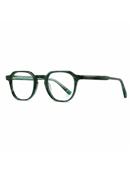 VEYREY VeyRey ochelari de soare patrati acetati Zuwn rama negru/multicolor/verde lentile transparente