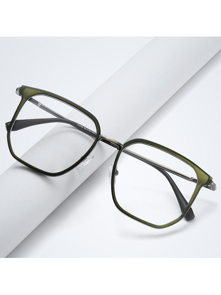 VEYREY VeyRey ochelari de soare patrati Korn rama negru/multicolor/verde lentile transparente