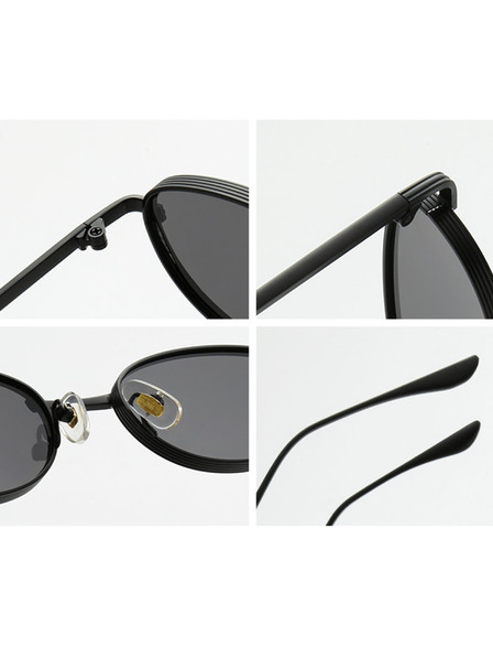 VEYREY VeyRey ochelari de soare lemon negru rama lentile roz