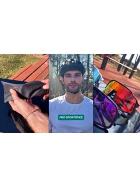 VEYREY VeyRey ochelari de soare sportivi pentru copii Wegub rama neagra lentile cereste