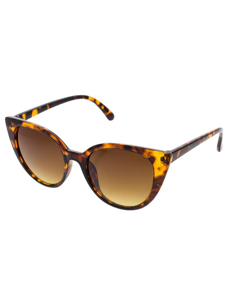 OEM OEM ochelari de soare ovali pentru femei Noblest rama leopard lentile maro