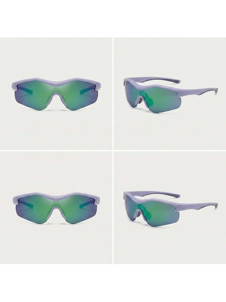VEYREY VeyRey ochelari de soare sport Tranzes rama albastra lentile verzi