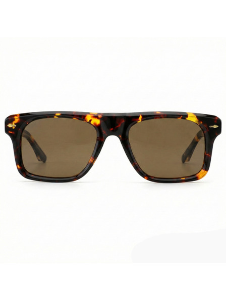 VEYREY VeyRey ochelari de soare patrulatori acetati polarizati Crawier rama maro lentile maro