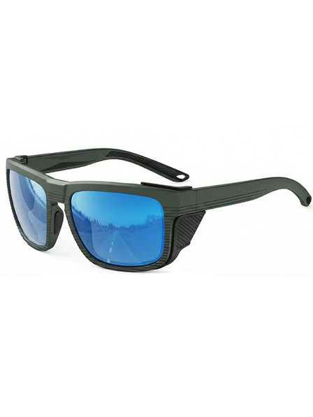 VEYREY VeyRey ochelari de soare sport polarizati Unow rama neagra lentile albastre