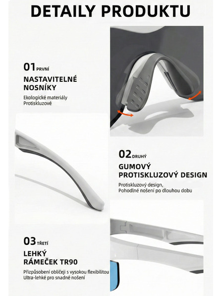 VEYREY VeyRey ochelari de soare sport Ocli rama galbena lentile rosii