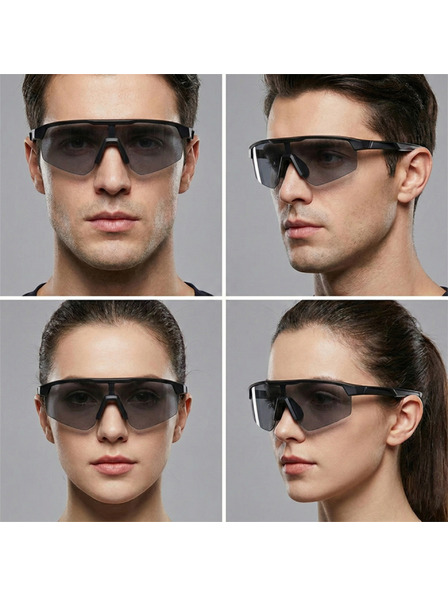 VEYREY VeyRey ochelari de soare sport polarizati Monoal rama neagra lentile negre