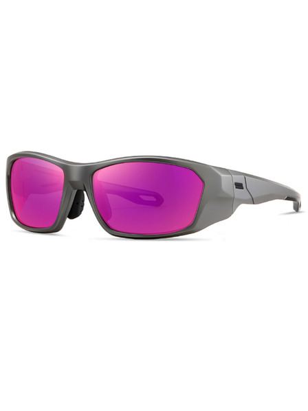 VEYREY VeyRey ochelari de soare sport polarizati Borned rama transparenta lentile roz