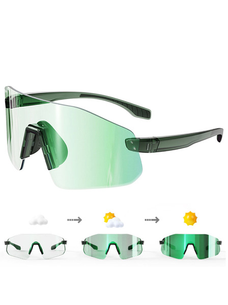 VEYREY VeyRey ochelari de soare sport fotocromatic Dhur rama verde lentile verzi