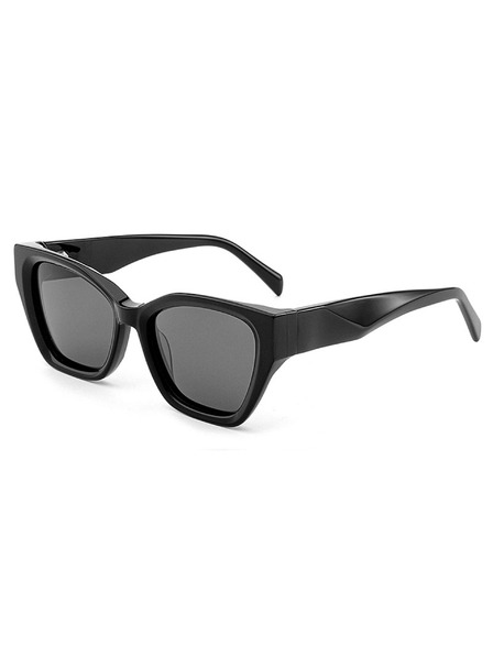 VEYREY VeyRey ochelari de soare cat-eye acetati polarizati Antitot rama neagra lentile negre