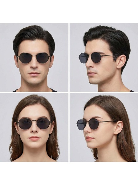 VEYREY VeyRey ochelari de soare lenonky acetati polarizati Wabame rama neagra lentile negre