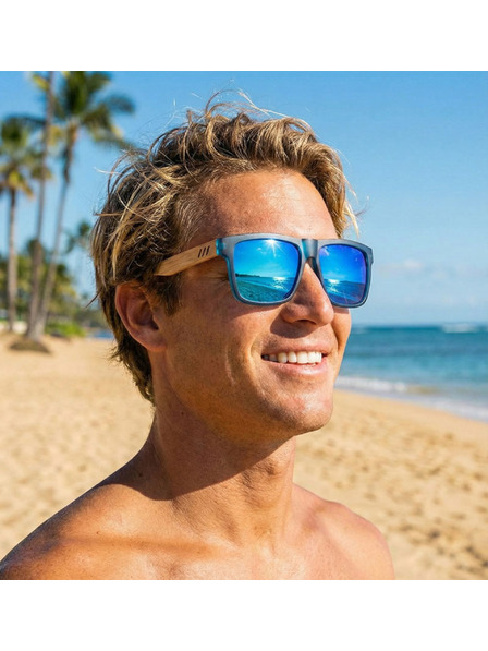 VEYREY VeyRey ochelari de soare nerd polarizati Surance rama albastra lentile albastre