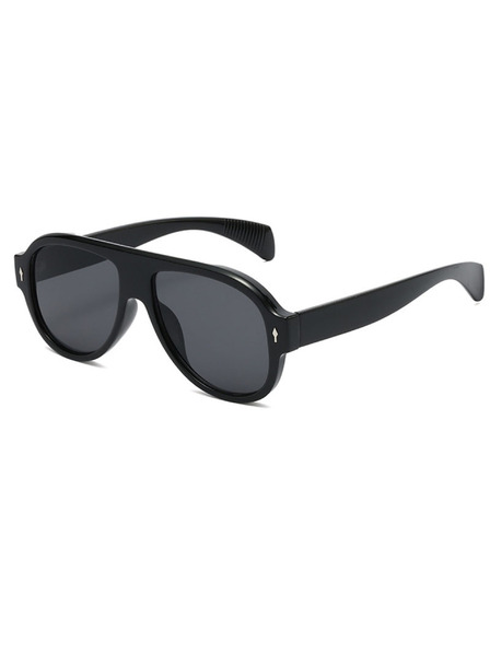 VEYREY VeyRey ochelari pilot de soare Monoeet rama neagră lentile negre