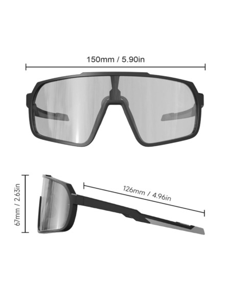 VEYREY VeyRey ochelari de soare sport fotocromici Jist rama roz lentile roz