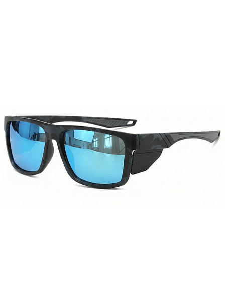 VEYREY VeyRey ochelari de soare sport polarizați Libish rama neagră lentile albastre