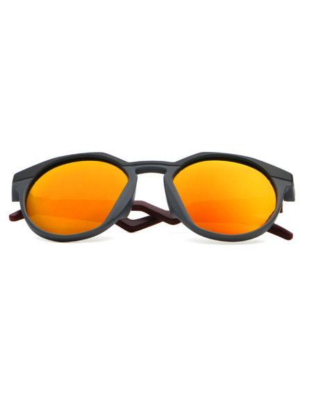 VEYREY VeyRey ochelari de soare ovali polarizați Contralance rama neagră lentile roșii