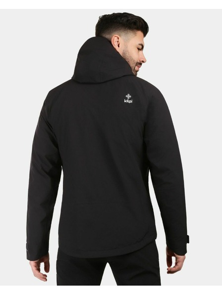 Kilpi Jachetă hardshell impermeabilă masculinăKilpi MAMBA-M Negru