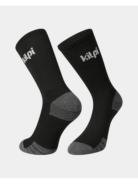 Kilpi Șosete unisex înalte din bumbac Kilpi 3P PALWAY-U Negru