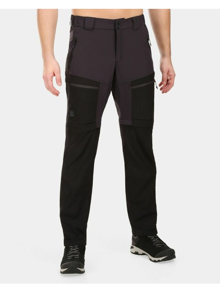 Kilpi Pantaloni de exterior detașabili pentru bărbați Kilpi HOSIO-M Negru