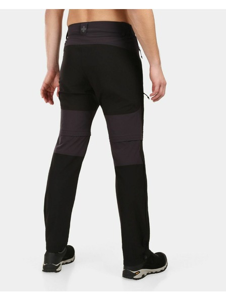 Kilpi Pantaloni de exterior detașabili pentru bărbați Kilpi HOSIO-M Negru