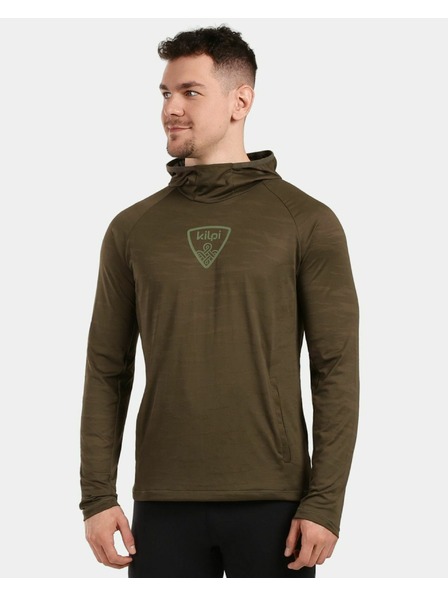 Kilpi Bluză de alergare și funcțională pentru bărbați Kilpi AILEEN-M Khaki