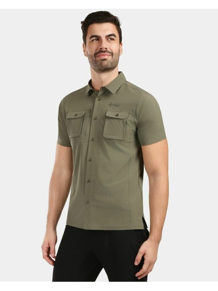 Kilpi Cămașă outdoor pentru bărbați Kilpi BOMBAY-M Verde